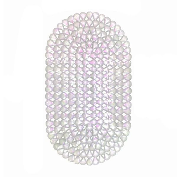 Коврик противоскользящий 38*67 ПВХ КАПЛЯ хамелеон (10)