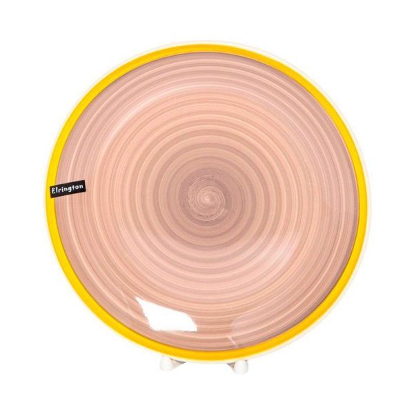 Тарелка мелкая 19см керамика Аэрография ПОЛДЕНЬ десертная 139-23096 (12/48) ВЫВОД