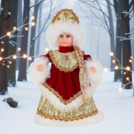 Фигурка новогодняя Снегурочка H35см 1801-12/JC-10348 (36)