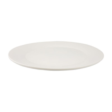 Тарелка мелкая 30см фарфор БЕЛЫЙ ЭЛЕГАНС 55 JC-8192 (5/20\16)