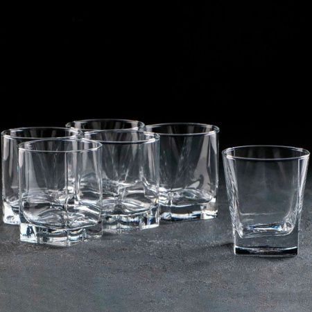 Стаканы для виски набор 6шт 200мл стекло БАЛТИК (8)