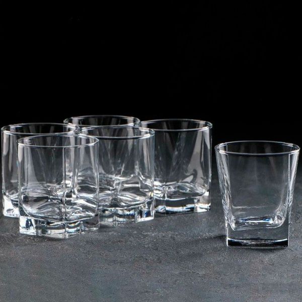 Стаканы для виски набор 6шт 200мл стекло БАЛТИК (8)