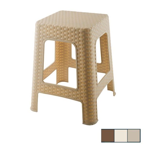 Табурет 360*360*450мм пластик АРТЛАЙН большой (7)