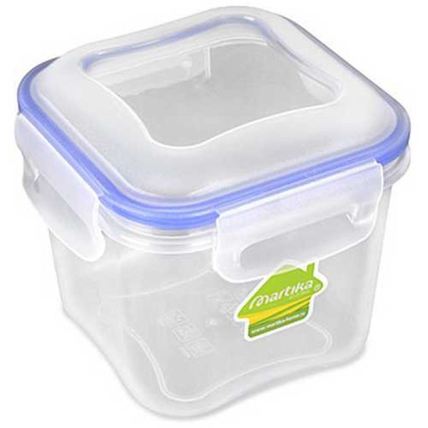 Контейнер пищевой 750мл 105*122*122мм пластик СПЕССО квадратный (16)