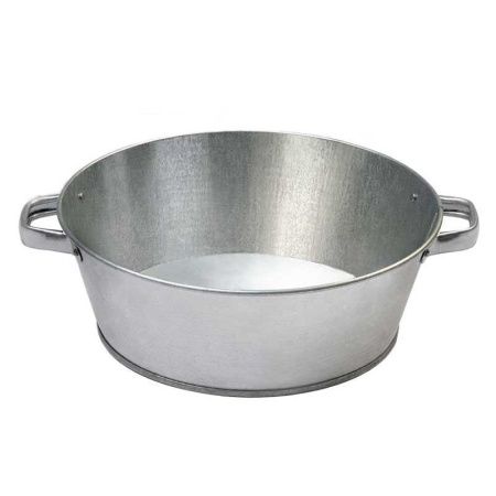 Таз 13л оцинкованный круглый толщ. 0,45мм 3-50110 (5)