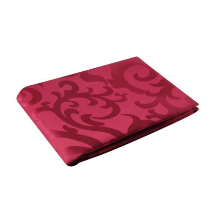 Скатерть 140*180см полиэстер бордо JC-13449 (100)