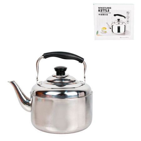 Чайник со свистком 4,5л нерж.сталь (36)