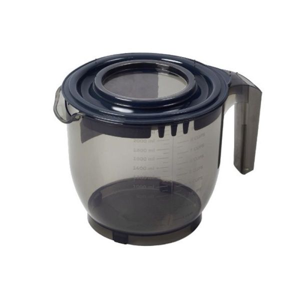 Емкость для миксера 170*170*161мм пластик антрацит (12)