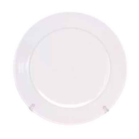 Тарелка мелкая 20см фарфор белье Классик СНЕЖНЫЙ БАРС (24)