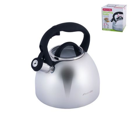 Чайник со свистком 2,7л нерж.сталь нейлоновая ручка арт.1089 (12)