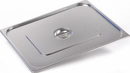 Крышка на гастроемкость 0,8мм нерж. сталь LUXSTAHL 821-L 654*530мм для GN 2/1