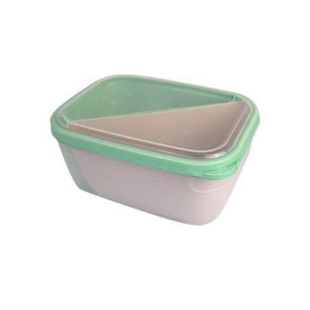 Контейнер пищевой 1,8л 200*145*95мм пластик прямоугольный (менажница) (26)