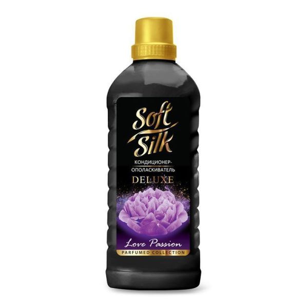 Кондиционер-ополаскиватель 1л Soft Silk DELUXE Love Passion (12)