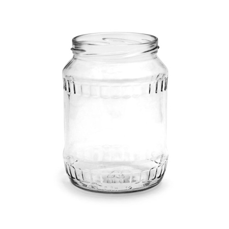 Банка стеклянная 670мл (крышка ТВИСТ ОФФ 82мм) 0,33 КБ107-В82А (24)