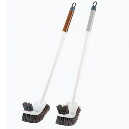 Щетка для чистки пластик 52*7см белая 8825/JC-17977 (48)