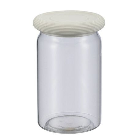 Банка для сыпучих продуктов 1,1л стекло Desco с силикон.крышкой 74-715 (12)