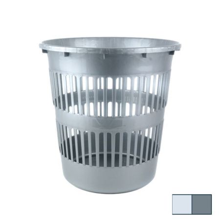 Корзина для бумаг 10л пластик цвет в ассортименте (10)