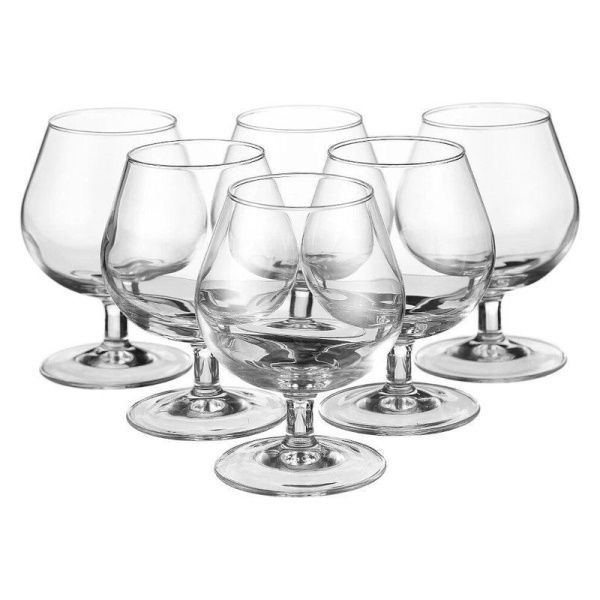 Бокалы для коньяка набор 6шт 250мл стекло ФРЕНЧ БРАСЕРИ J0010 (4)