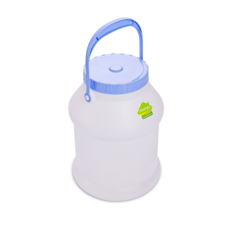 Бидон 5л пластик ПРОСПЕРО белый С926БЕЛ (16)