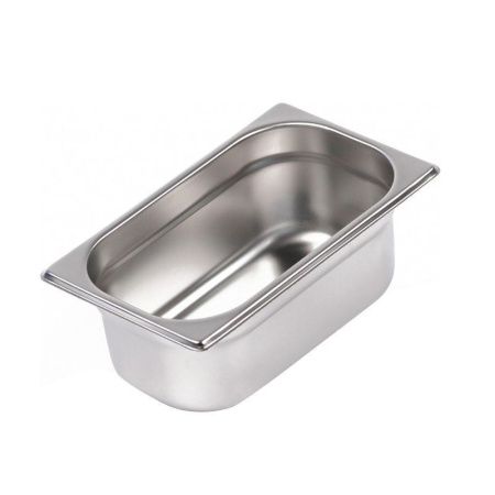 Гастроемкость 0,8мм нерж.сталь 1/4*4'' 265*164*100мм без крышки (10/6/24)
