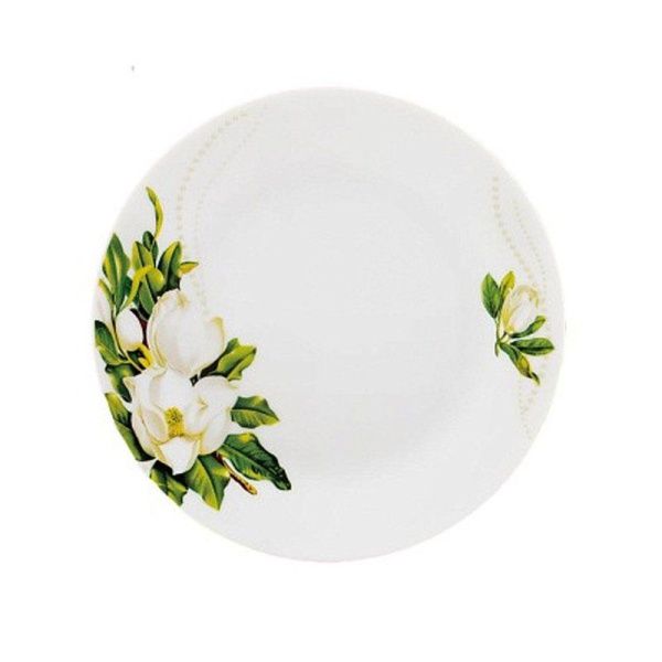 Тарелка мелкая 20см фарфор ЯБЛОНЯ плоская круглая (12/72)