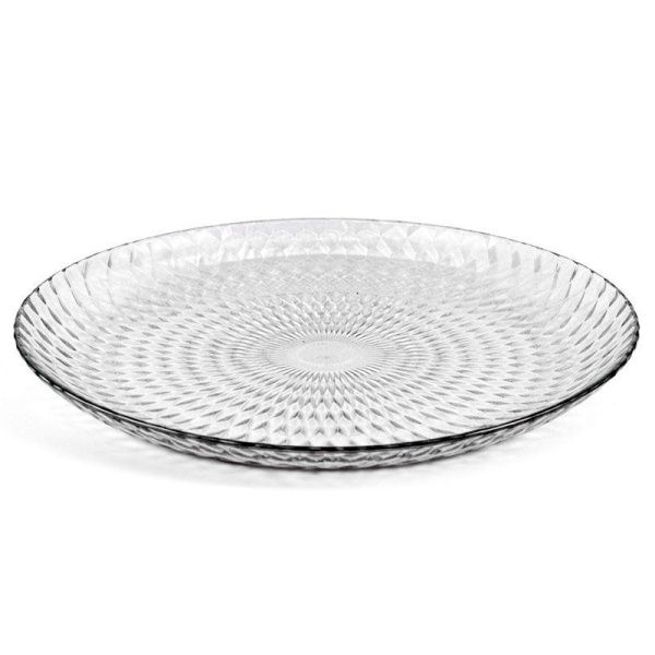 Тарелка мелкая 25см стекло ИДИЛЛИЯ обеденная (18)