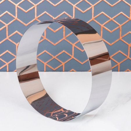 Форма для выкладки гарниров/салатов 15*4,7см нерж.сталь Круг JH-402-15см (10)