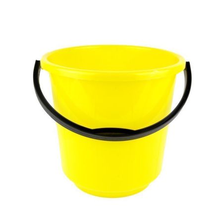 Ведро 5л пластик пищевое желтое (15)