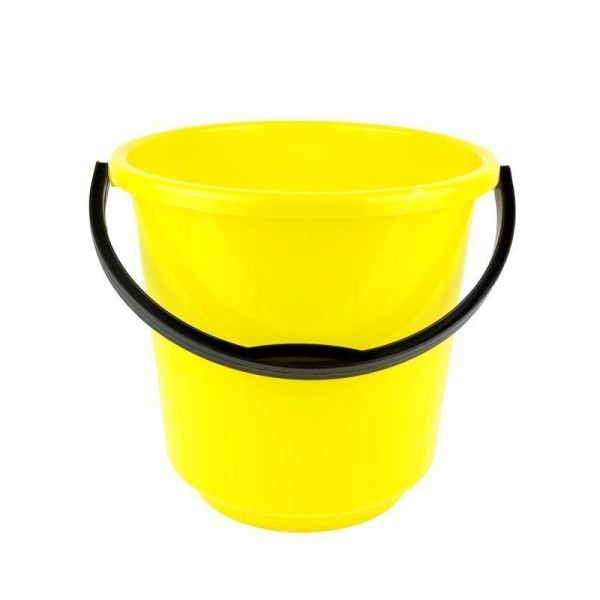 Ведро 5л пластик пищевое желтое (15)