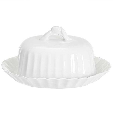 Масленка 600мл фарфор БЕЛЬЕ Тюльпан (8)