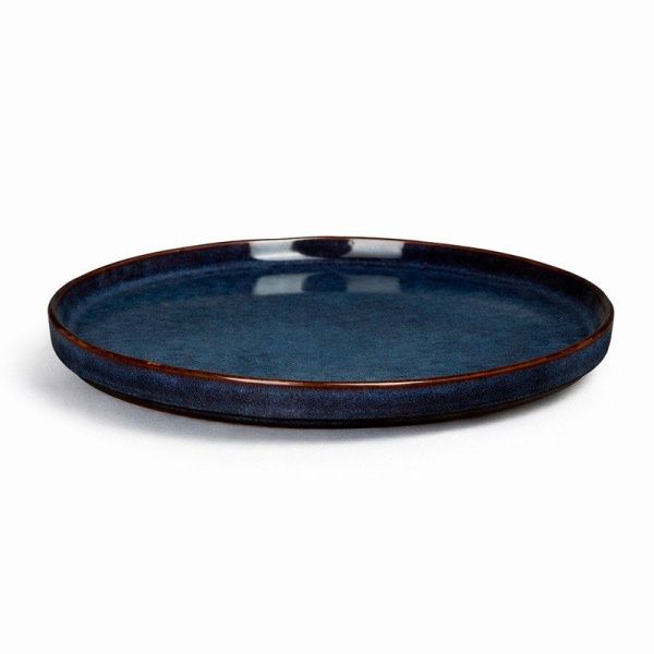 Тарелка мелкая 26,5см фарфор CELESTE синий обеденная [HL473250, HL927210] (6)