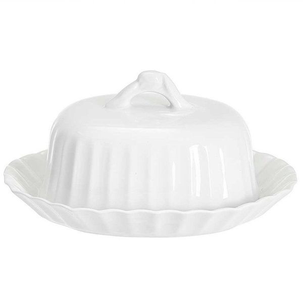 Масленка 600мл фарфор БЕЛЬЕ Тюльпан (8)