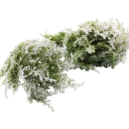 Гирлянда новогодняя 180см ЕЛОВАЯ ВЕТКА заснеженная, JC-17135 (10)