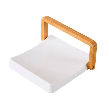 Салфетница 20*17*7,5см фарфор Naturel подар.уп. (24)