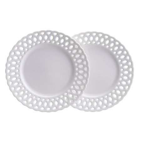 Тарелки мелкие набор 2шт 20*2,5см фарфор Style десертные (18)