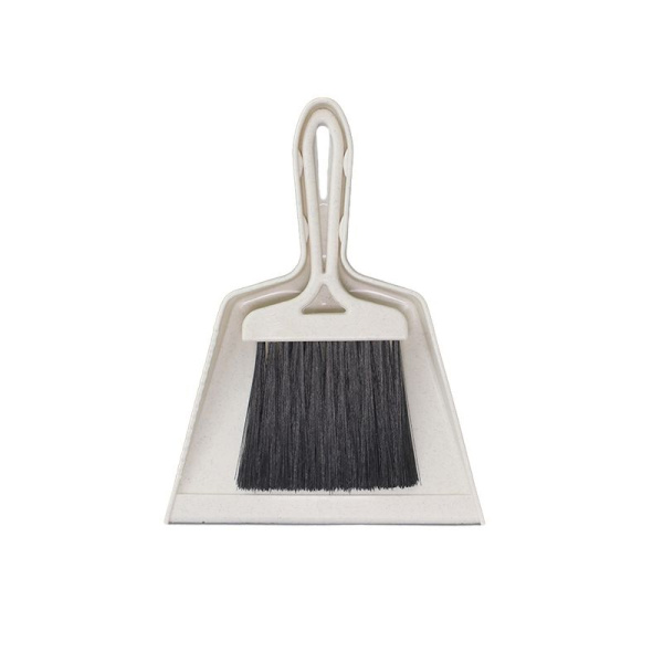 Набор совок и щетка-сметка 25см пластик Malta бежевый флэк (16) 221224527/04