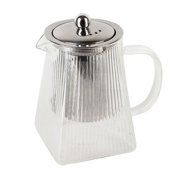 Чайник заварочный 950мл стекло Pyramid с мет.фильтром инд.уп. (24)