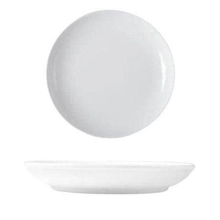 Тарелка глубокая 350мл 18см фарфор белье Соната СНЕЖНЫЙ БАРС (22)