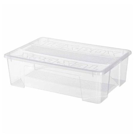 Контейнер для хранения 28л 57*38*17см пластик TEX-BOX прозрачный (6)