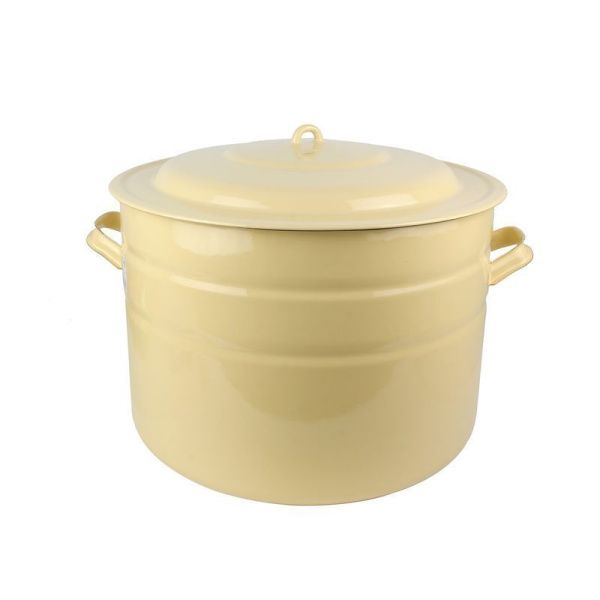 Бак 40л эмаль без рисунка кремовый С-2840Км (1)