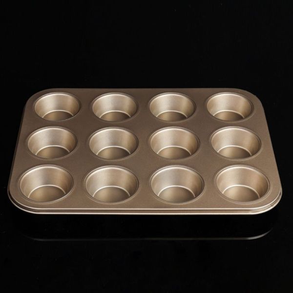 Форма для выпечки 12 ячеек 35*26см d6,5см h3см угл.сталь АП FZ-35G (60)