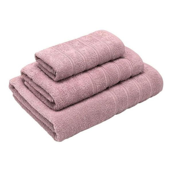 Набор полотенец махровых 3пр 30*60см/50*80см/70*130см Стрикт бежевый 380гр м7755_05