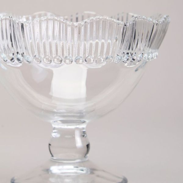 Креманки набор 4шт 264мл 10см стекло CRYSTAL PEARL (6)