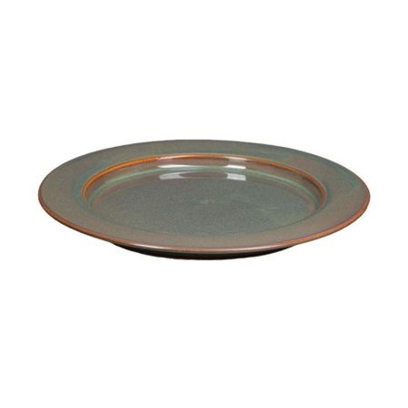 Тарелка 21см фарфор GOURMET COLORE сине-зеленый десертная [LQ-QK15173B-YB001] (6)