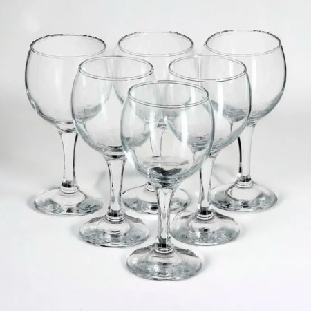 Бокалы набор 6шт 225мл стекло БИСТРО (8)