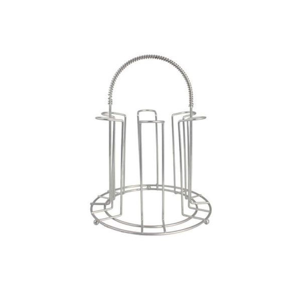 Подставка для стаканов на 6шт нерж.сталь ZS-354 (80)