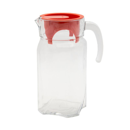 Кувшин 1,7л стекло ЛУНА с крышкой (6)