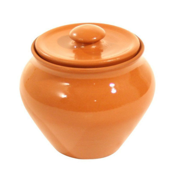 Горшочек для запекания 250мл керамика терракотовый (60)