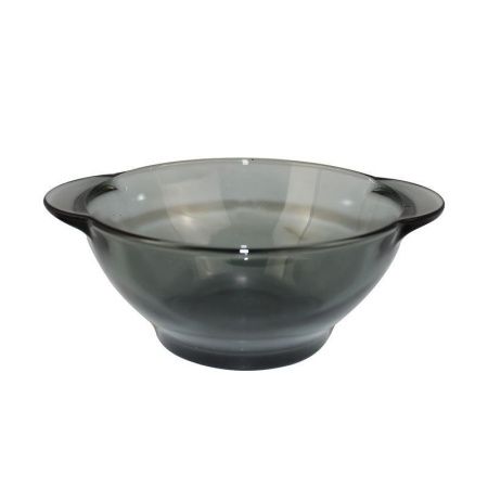 Бульонница 510мл стекло BASILICO LAVA GREY с ушками (12)