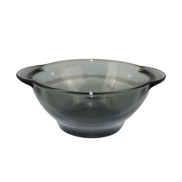 Бульонница 510мл стекло BASILICO LAVA GREY с ушками (12)